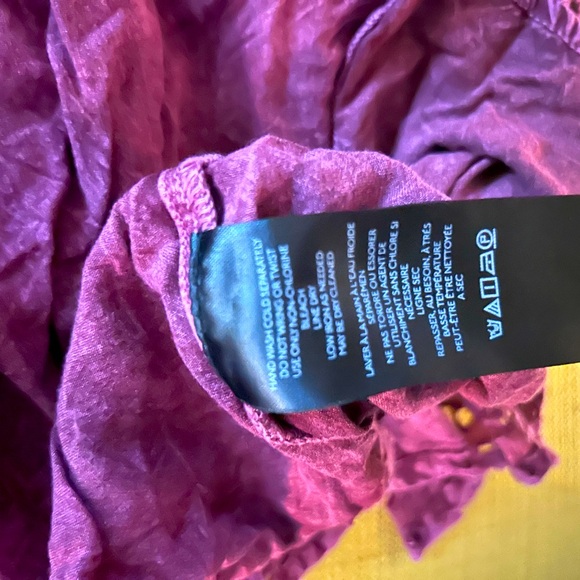 FREE PEOPLE Serenity Eyelet Mini Skirt Skort in Dreamy Mulberry M - Picture 8 of 8